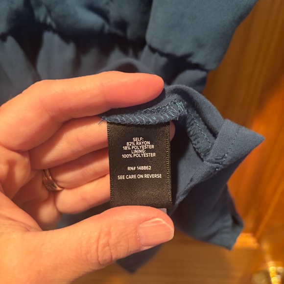 Torrid Babydoll Lace Up Top in Legion Blue Size 1 - Picture 5 of 6